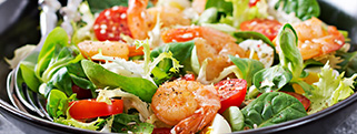 Spicy Grilled Shrimp Salad